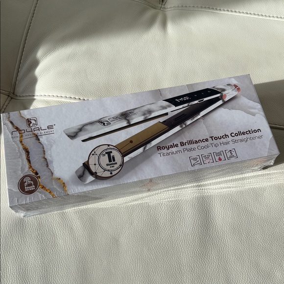 Royale Brilliance Touch Collection Titanium‎ Plate Cool-Tip Hair Straightener. main image 11